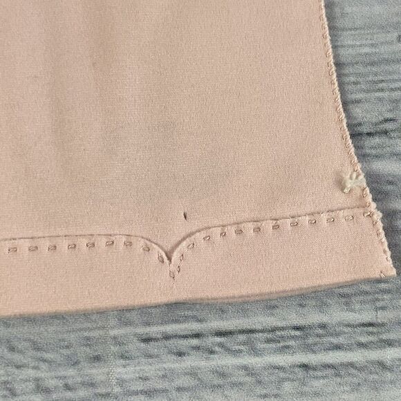 Vintage Crescendoe Pink Fabric Bridgerton Hand Gloves size 7 Stretch Tea Party - Picture 5 of 11